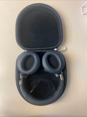 Cowin Black Wireless Over-Ear Headphones with Carrying Case